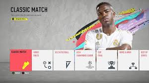 fifa 2020 classic match